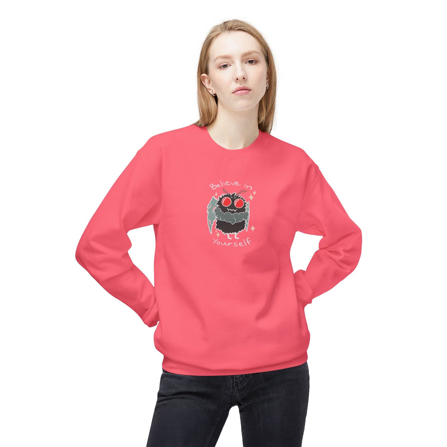 Believe in Yourself Mothman Crewneck Sweatshirt