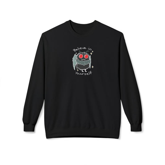 Believe in Yourself Mothman Crewneck Sweatshirt